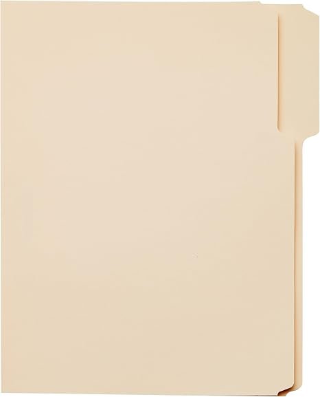 Sturdy File Folders with Reinforced Tabs for Filing and Organization - Image 3