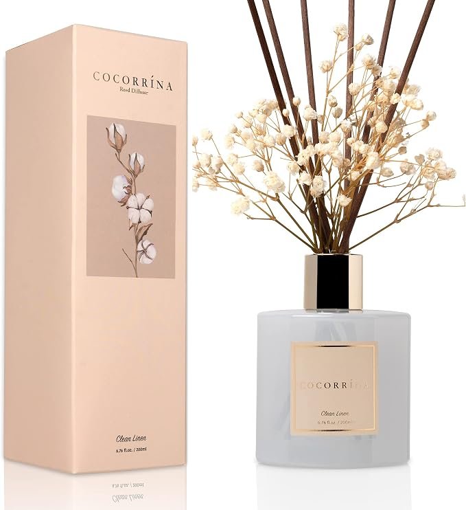 Home Fragrance Reed Diffuser for Bathroom Shelf Decor