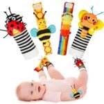 Wrist Rattles and Foot Finder Socks Set