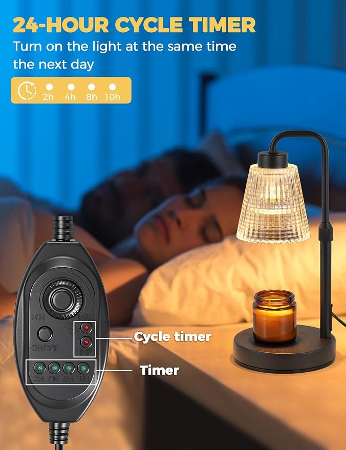 Candle Warmer Lamp with Timer - Image 5