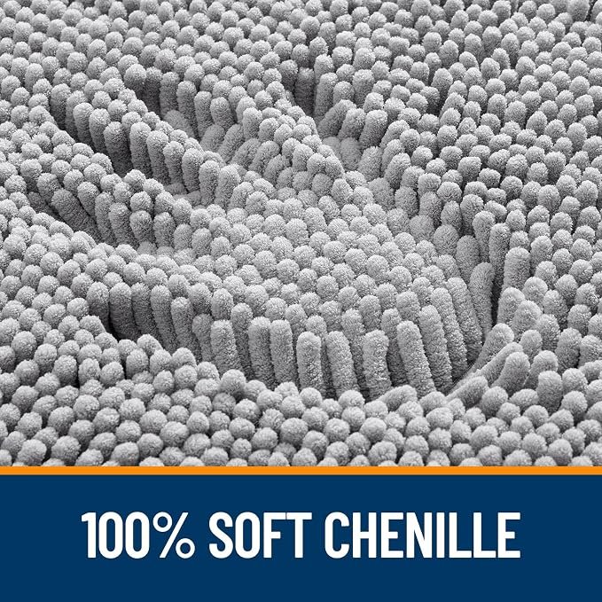 Bathroom Rugs 30x20, Extra Soft Absorbent Chenille Bath Rugs - Image 5