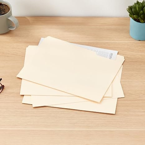 Sturdy File Folders with Reinforced Tabs for Filing and Organization - Image 2